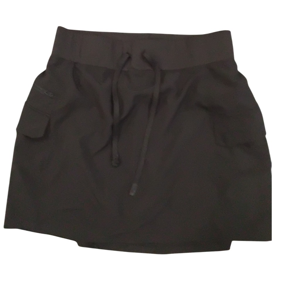 Gerry Womens Black Cargo Skort Built in Shorts‎ Activewear Athleisure M